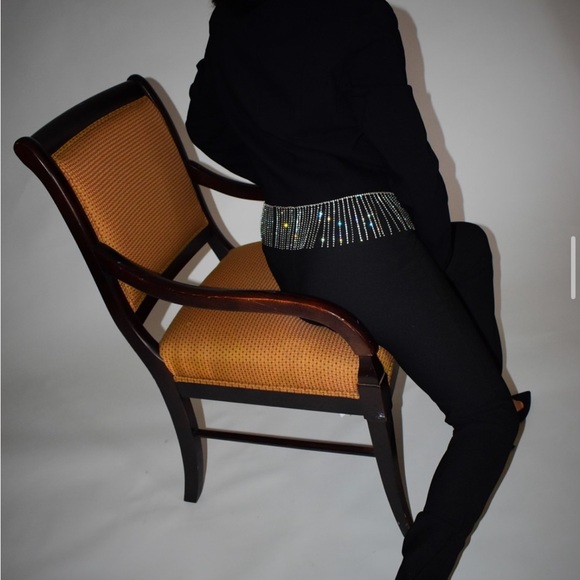 Cropped Rhinestone Blazer - Picture 2 of 9